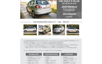 Volkswagen golf plus Saint-Viaud